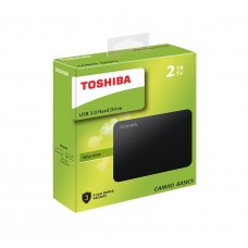 TOSHIBA Canvio Basics 2TB USB 3.0 Portable External Hard Disk Drive (HDTB420AK3AA) - Black