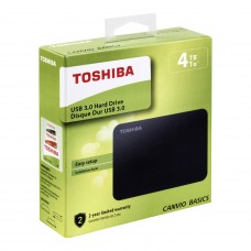 TOSHIBA Canvio Basics 4TB USB 3.0 Portable External Hard Disk Drive (HDTB440AK3CA) - Black