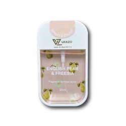 VANZO Pocket Fragrance Sanitizer Spray 35ml 【English Pear & Freesia】