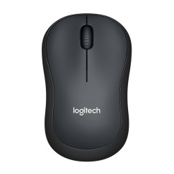 Logitech M221 Silent Clicks Wireless Mouse - Black Charcoal