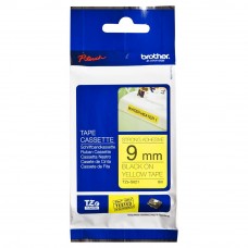Brother TZe-S621 Black on Yellow (9mm) Strong Adhesive Tapes