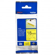 Brother TZe-S641 Black on Yellow (18mm) Strong Adhesive Tapes
