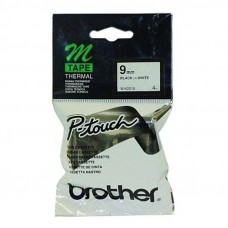 Brother M-K221 Black on White 9mm Tape