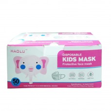 Disposable 3-Ply Kids Mask (Cartoon Pink)
