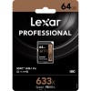Lexar 633X Professional 64GB V30 U3 SDHC™/SDXC™ UHS-I Memory Cards (up to 95MB/s read, Write 45MB/s)