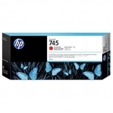 HP 745 300-ml DesignJet Chromatic Red Ink Cartridge (F9K06A)