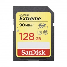 SanDisk Extreme 128GB 90MB/s U3 C10 SDXC UHS-I Memory Card