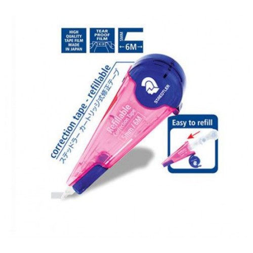 Staedtler Correction Tape Pink (5mm x 6m)