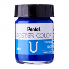 Pentel Poster Color U Cobalt Blue 30ml (No.23)