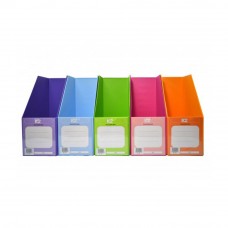 5" PVC Magazine Box File - Mix Fancy Colour
