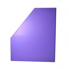 6" PVC Magazine Box File - Fancy Purple
