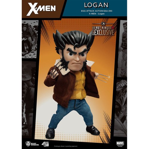 Marvel X Men X Men Logan Egg Action Figure Eaa 093 Beast Kingdom 10th Exclusive Limited Edition
