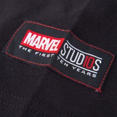 Marvel 10th Series Iron Man Tee (Black, Size XS)