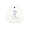 Frozen 2 Series: Elsa Embroidery Kids Sweatshirt (White, Size 110)