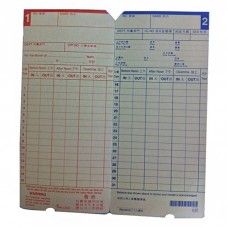 WS Time Card For Electronic Time Recorder (White)