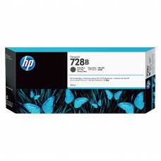 HP 728B 300-ml Matte Black DesignJet Ink Cartridge (3WX30A)