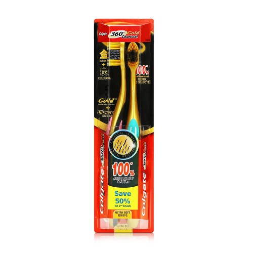 colgate 360 charcoal gold toothbrush