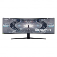 Samsung 49" Dual QHD Resolution with 1000R curvature, QLED, HDR1000, 240Hz refresh rate, G-Sync compatibles and FreeSync Premium Pro Gaming Monitor