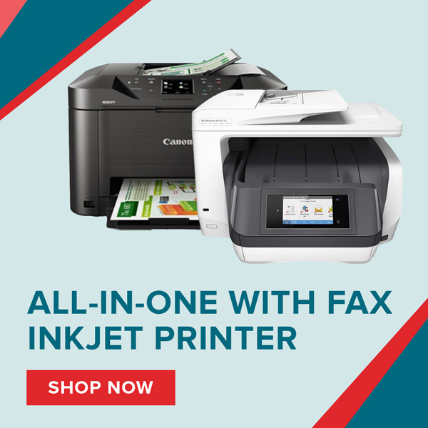 Shop All-in-One Print, Scan, Copy, Fax Multifunction Facsimile Inkjet Printer